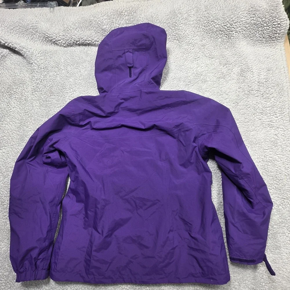 Women Marmot Lightweight Windbreaker Full‎ Zip Jacket Eize Large Purple Coat - Picture 8 of 11